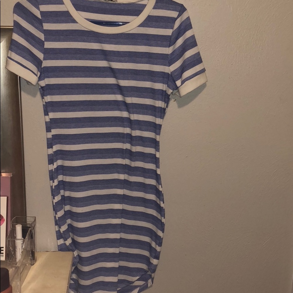 striped body dress